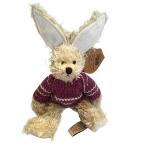 1997 Heartfelt Bunny Rabbit by Julia Shi Collectibles Stuffed Animal Plush Toy